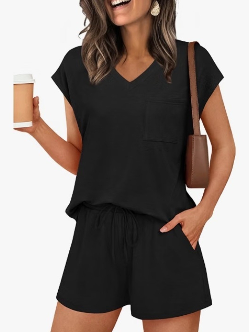 RUMIA Lounge Sets for Women 2 Piece Summer Pajamas Set
Lightweight Loungewear M